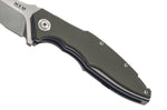 Couteau pliant MKM Raut By Viper MK.VP01GBGR manche en titanium/G10 vert 12cm + étui