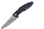 Couteau pliant MKM Raut By Viper MK.VP01GFBK manche en titanium/G10 noir 12cm front flipper + étui