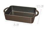 Mini plat en fonte émaillée - 23x12,5cm