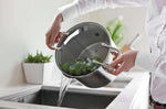 Cuiseur à pâtes et légumes Beka Emporo en inox 24cm avec couvercle passoire