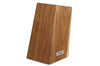 Bloc de couteaux incliné vide Beka Nomad en bois d'acacia
