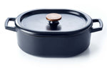 Cocotte ovale Beka Nori en fonte émaillée 31cm