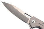 Couteau pliant Herbertz 593512 manche robuste en titanium gris 11,8cm