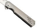 Couteau pliant Herbertz 203713 manche design fin et moderne en titane 12,2cm