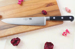 Couteau de chef Sabatier Éléphant Idéal Forgé 20cm manche nylon noir