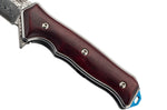 Couteau pliant Herbertz 594212 lame damassée et manche bois de santal 12,3cm
