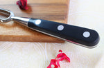 Fourchette à viande Sabatier Éléphant Idéal Forgé 17cm manche nylon noir