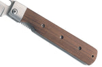 Couteau pliant Herbertz 314913 lame dentée manche en bois de tagayasan 12,6cm
