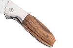 Couteau pliant Herbertz 579810 manche zebrawood avec mitres en acier inox 10cm
