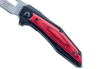 Couteau pliant Herbertz 596411 manche cranté à l'index en aluminium et pakkawood 11cm