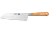 Couteau santoku Sabatier Éléphant Idéal Forgé 17cm manche en olivier