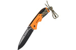 Couteau pliant Herbertz 564712 manche en ABS orange 12cm avec cordon
