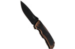 Couteau pliant Herbertz 533512 lame noire et manche ergonomique bi-matière 12cm
