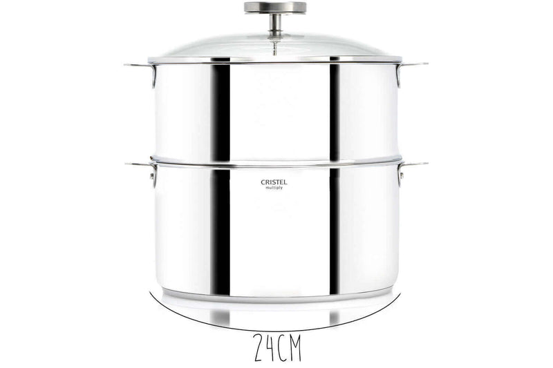 Cuiseur Cristel Biome diamètre 24cm cuisson saine