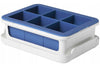 Bac à glaçons XL OXO en silicone avec couvercle - 18,4x13x3,6cm