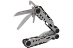 Pince multifonction Herbertz 571300 tout inox 9 pièces manche ajouré 10,5cm + étui nylon