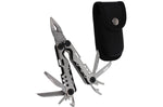 Pince multifonction Herbertz 571300 tout inox 9 pièces manche ajouré 10,5cm + étui nylon