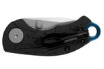 Couteau pliant Kershaw Aftereffect KS.1180 manche en nylon/fibre de verre noir motif angulaire 7,6cm