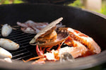 Pack Big Green Egg Medium barbecue + convEGGtor + table modulaire + 4 roulettes
