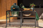 Pack Big Green Egg Medium barbecue + convEGGtor + table modulaire + 4 roulettes