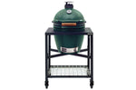 Pack Big Green Egg Medium barbecue + convEGGtor + table modulaire + 4 roulettes