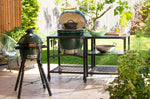 Pack Big Green Egg Large barbecue + convEGGtor + table modulaire + 4 roulettes