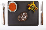 Couteau à steak Arcos Gregorio manche bois lame crantée 11cm