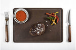 Couteau à steak Arcos Gregorio manche bois lame crantée 11cm