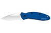 Couteau pliant Kershaw Scallion Navy Blue KS.1620NB manche en aluminium anodisé bleu 8,9cm