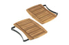 Tablettes latérales en bois d'acacia pour barbecue Big Green Egg MiniMax