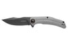 Couteau pliant Kershaw Believer KS.2070 manche en acier inox gris 10,7cm + clip de poche réversible