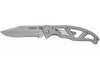 Couteau pliant Gerber Paraframe GE04844 semi-denté manche squelette en acier gris - L