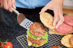 Spatule coudée à burger Rösle en acier inoxydable 18/10