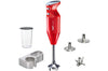 Mixeur Plongeant Bamix M200 Mono rouge avec accessoires