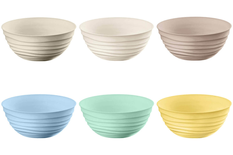 Set de 6 bols multicolores Guzzini Tierra en bouteilles recyclées Ø12,2cm