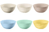 Set de 6 bols multicolores Guzzini Tierra en bouteilles recyclées Ø12,2cm