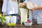 Carafe blanche Guzzini Tierra en bouteilles recyclées 1,8L
