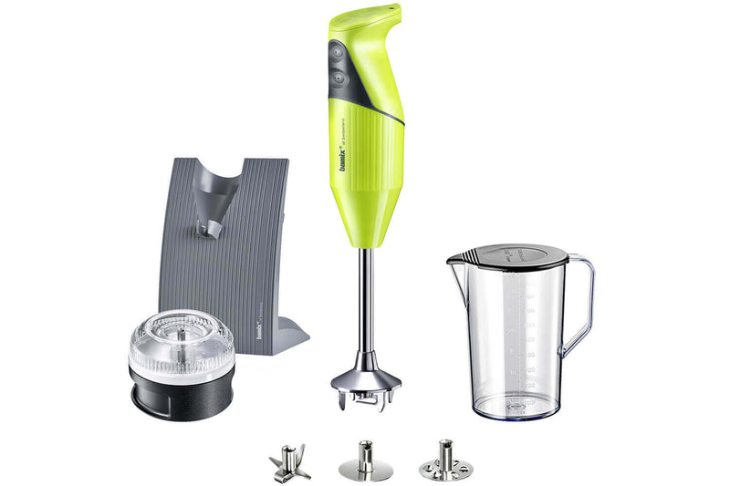 Mixeur plongeant Bamix M200 Swissline vert anis avec accesssoires