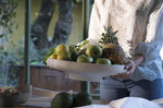 Corbeille à fruits blanche Guzzini Tierra en bouteilles recyclées 42x30x9cm