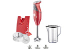 Bamix Mixeur plongeant M200 Swissline Rouge croix avec accessoires