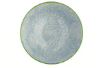 Bol en grès émaillé Kitchen Craft à motif floral gris et rouge