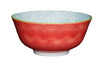 Bol en grès émaillé Kitchen Craft à motif floral gris et rouge