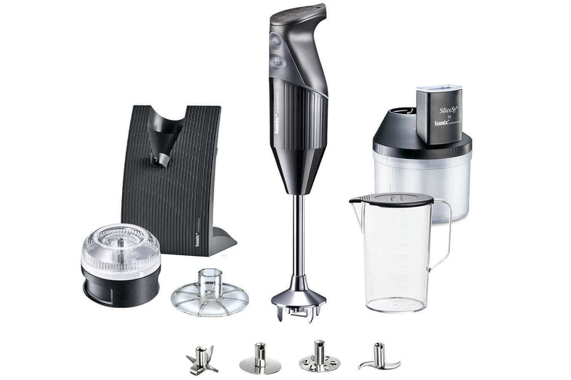 Coffret Bamix SuperBox Noir - Bamix Swissline + SliceSy et accessoires