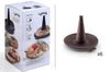 Lot de 6 moules à bagel Lékué marron en silicone Platinum