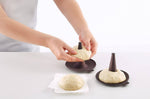 Lot de 6 moules à bagel Lékué marron en silicone Platinum