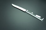 Couteau de table GÜDE Universel 10cm micro-denté manche noir/blanc