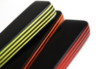 Couteau de table GÜDE Universel 10cm micro-denté manche noir/jaune