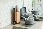 Bloc 6 couteaux Berghoff Legacy avec aiguiseur et 3 planches