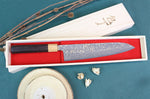 Couteau de chef japonais artisanal Takeshi Saji VG10 Gold 24cm