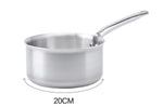 Set de 3 casseroles De Buyer Alchimy en inox 18/10 3 plis 16, 18 et 20cm